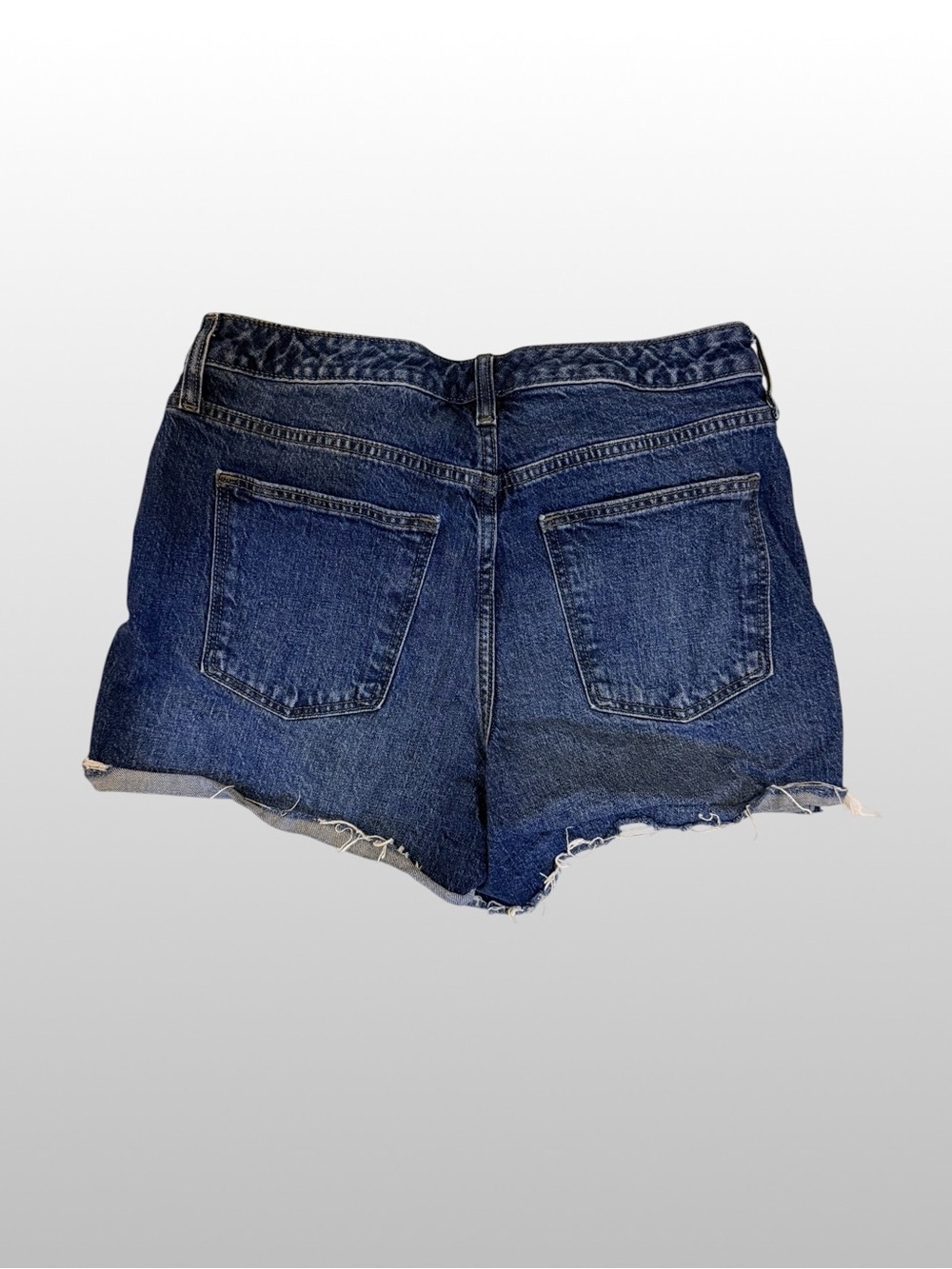 Universal Thread Dark Blue Distressed Denim Cutoff Shorts - Picture 5 of 6